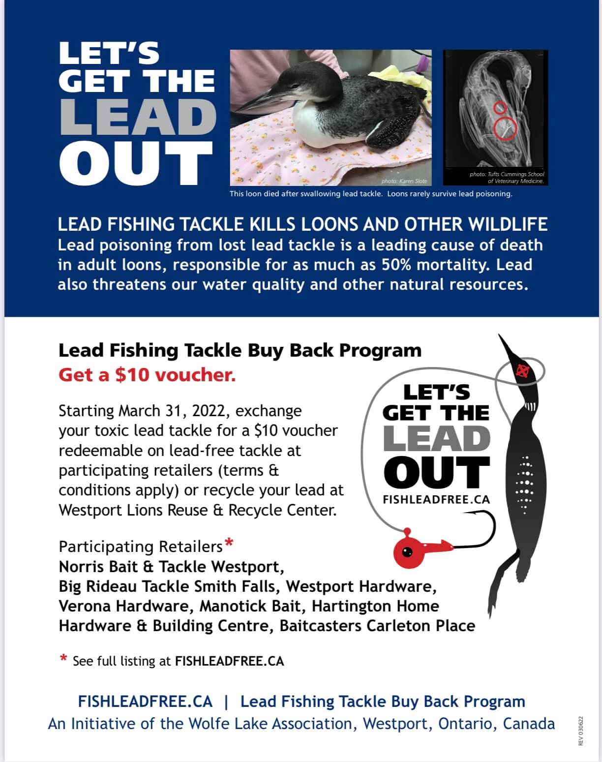Lead free fishing tackle poster