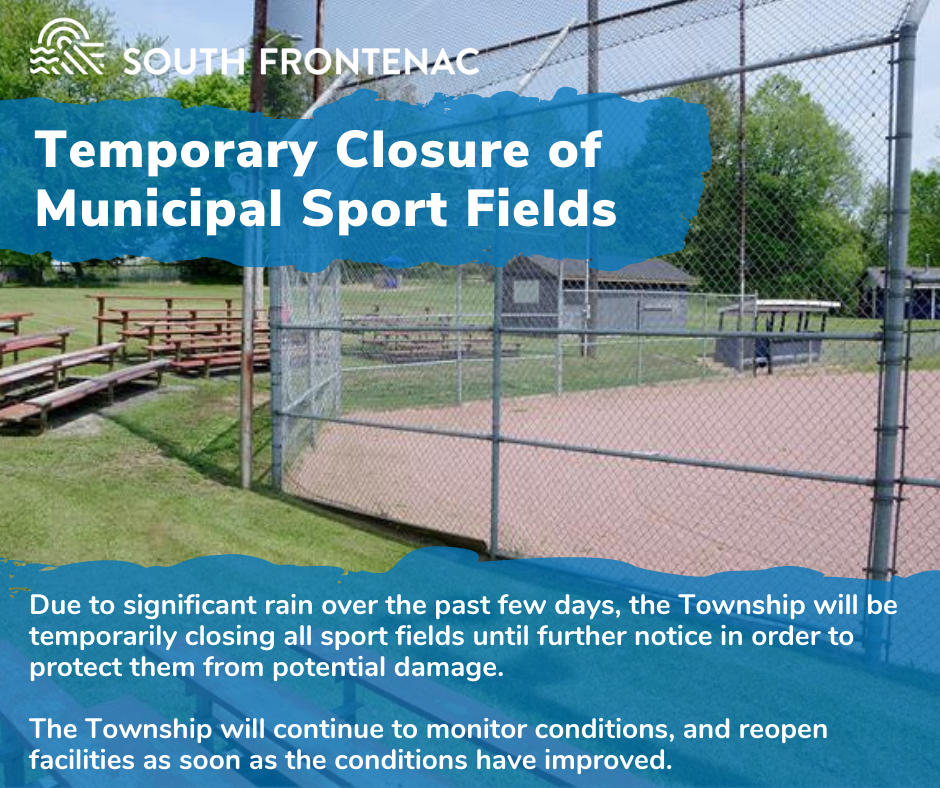 Temporary Closure of Municipal Fields 