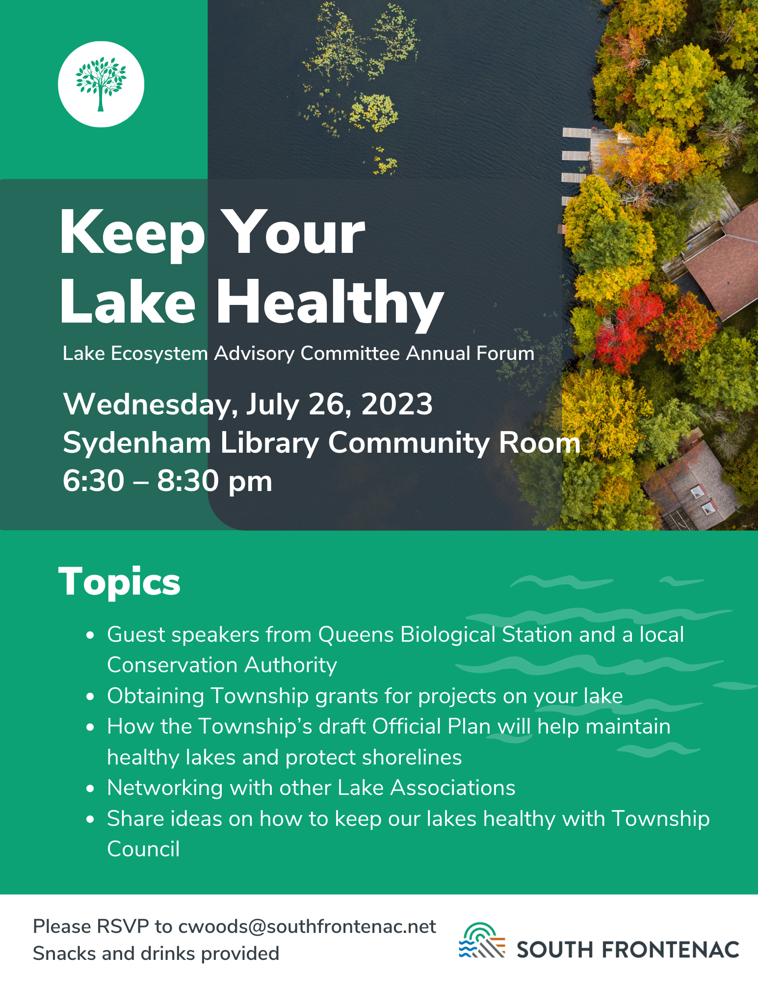 Keep Your Lake Healthy poster