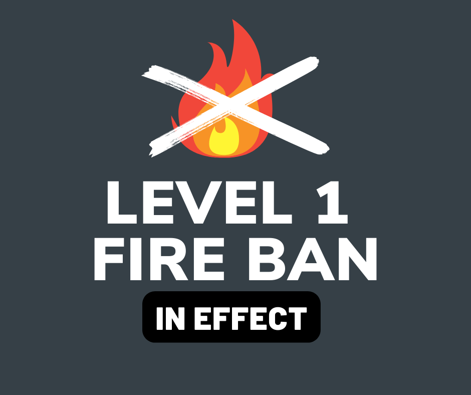 Level One fire ban