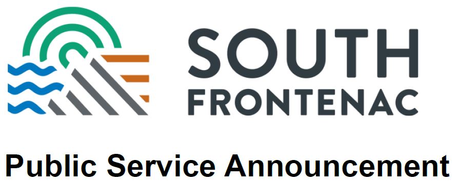 South Frontenac Public Service Announcement and logo