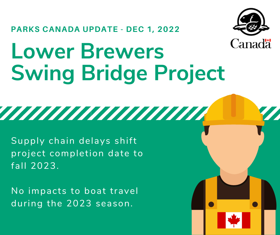 Lower Brewers Swing Bridge project update