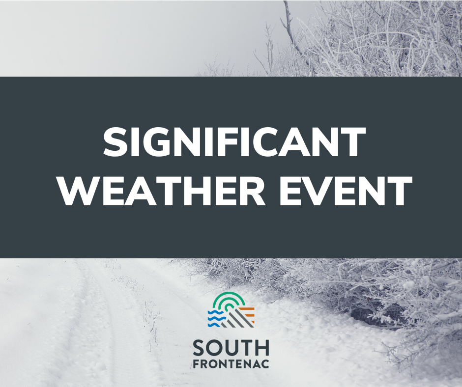 Significant weather event notice