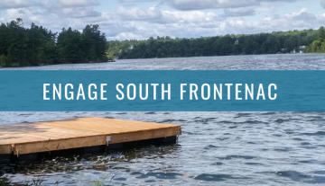 Engage South Frontenac Banner + Lake Image