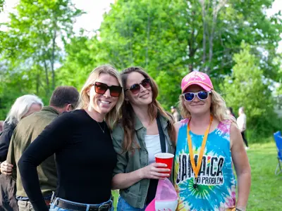 Women at music festival