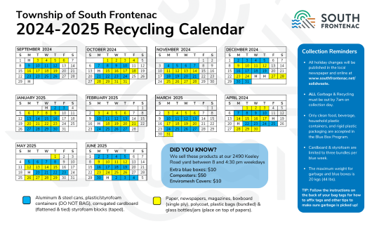 recycling calendar