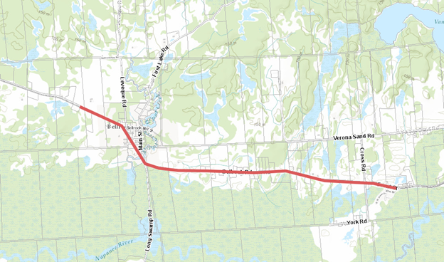 Bellrock road microsurfacing map
