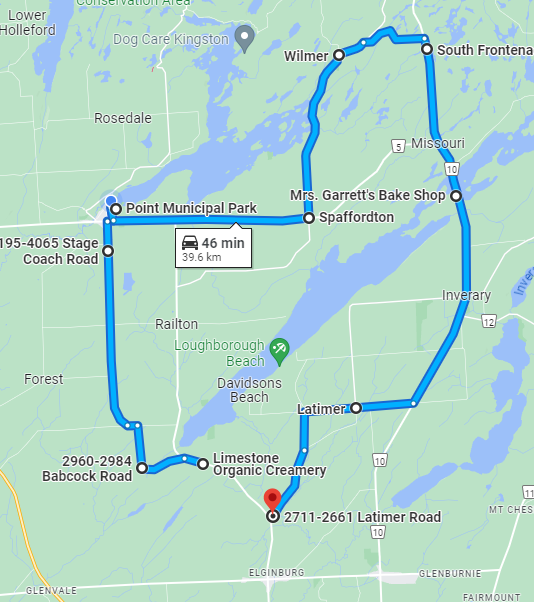 Sydenham Spaffordton and Latimer lilac tour google map