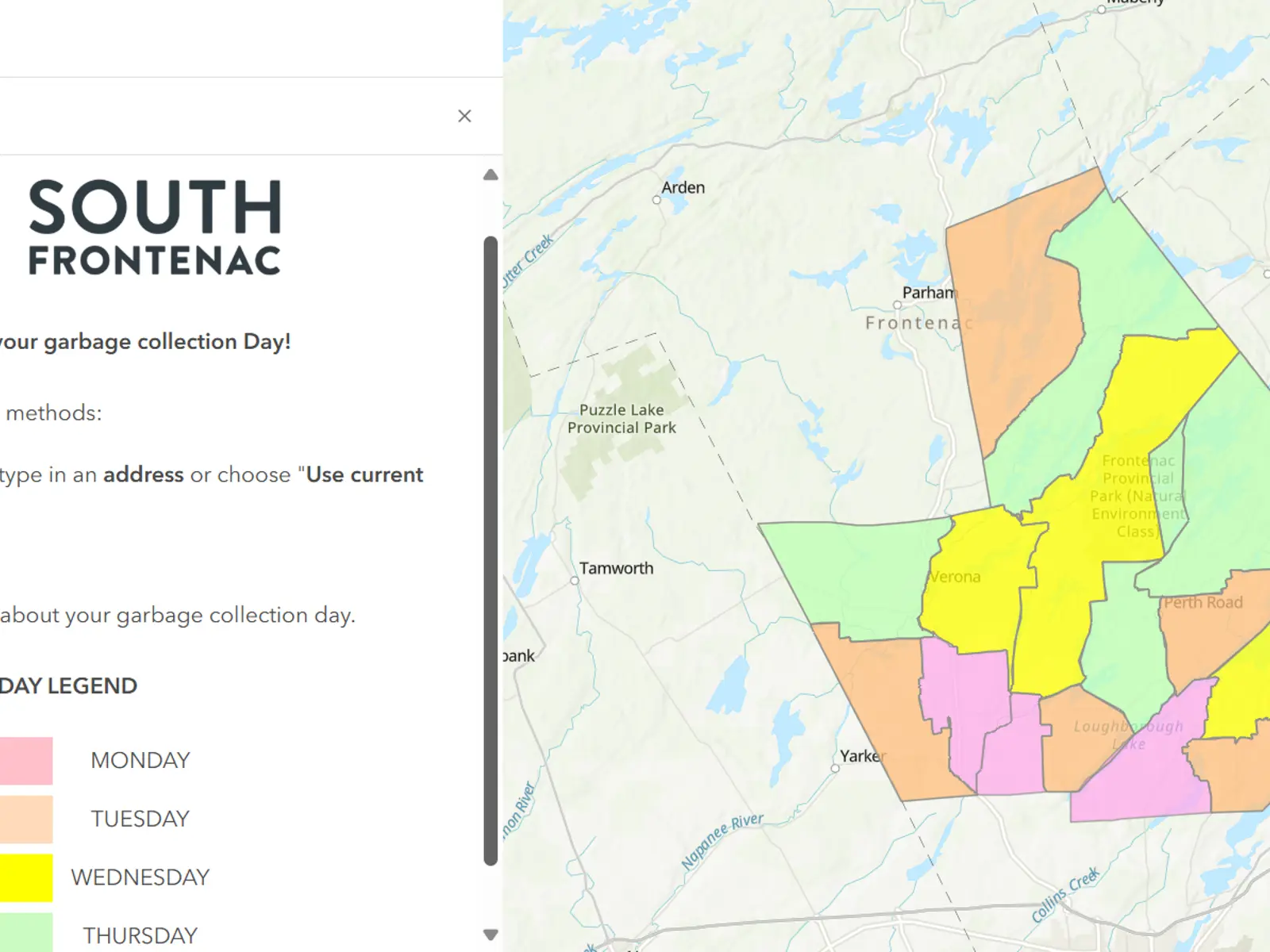 Garbage and Recycling | Township of South Frontenac
