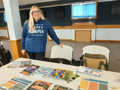 Elements Fitness and Wellness booth at Recreation Fair